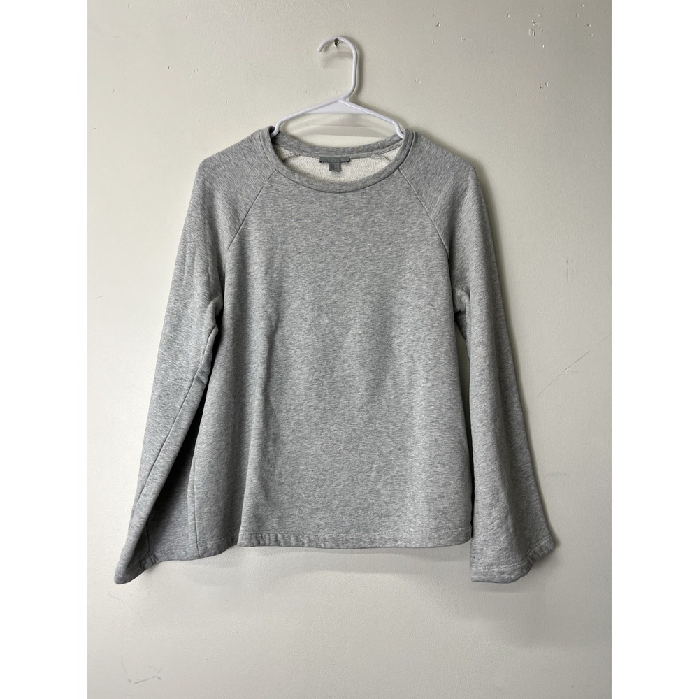 Cos Women's Gray Sweatshirt Slight Bell Sleeves Size Small